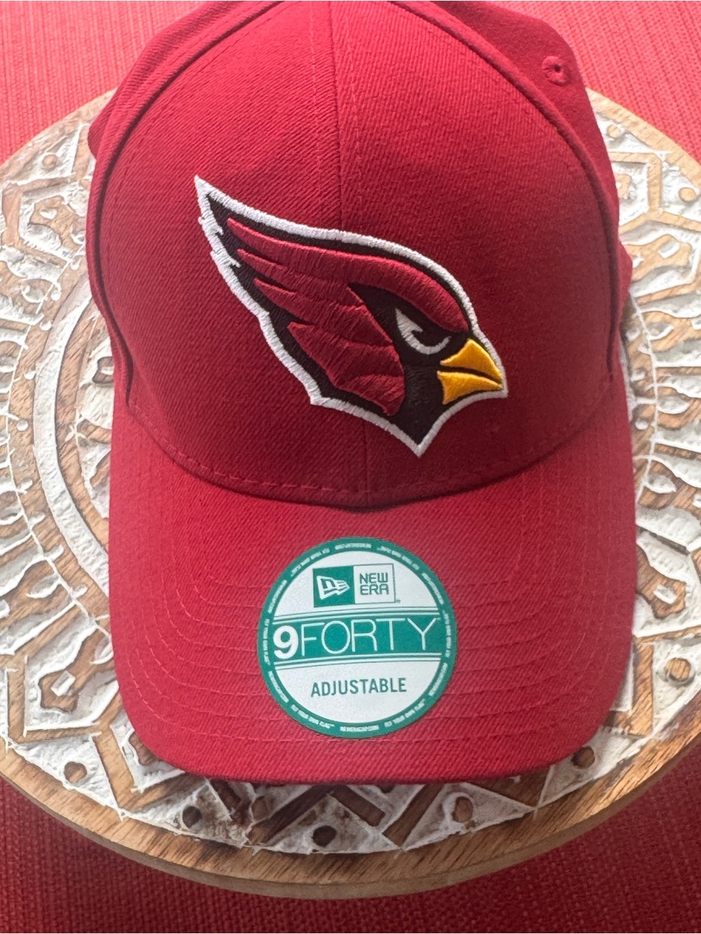 New Era Red Arizona Cardinals 9FORTY Adjustable Hat
